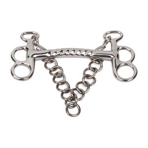 Bocado de Caballo Tipo Mariposa de Acero Inoxidable de Alta Resistencia con Acabado Pulido para Uso Profesional en Equipos de Equitación - Product Image 6