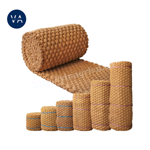 Estera de fibra de coco de tamaño personalizado de alta calidad/técnica tejida a mano con cuerda patrón de rayas pavimentación al aire libre al por mayor - Product Image 3