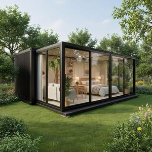 Nouvelle <span class=keywords><strong>maison</strong></span> conteneur extensible et mobile pour l'aménagement extérieur, style Tiny House, <span class=keywords><strong>à</strong></span> <span class=keywords><strong>vendre</strong></span> en Europe - Casas Contenedor - Product Image 1