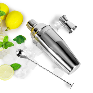 Handmade Shiny Polished Stainless Steel <b>Cocktail</b> Shaker High Quality Customized Boston Shaker Tool Kit Martini Copper Metal - Product Image 5