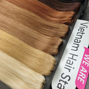 Extensiones de cabello de trama ligera de calidad superior de Venta caliente 2025 cabello humano virgen vietnamita 100% con cutícula completa - Product Image 1