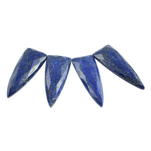 Lapislázuli Natural 40x15mm Daga Rosecut Gemstone 26,85 Cts Iroc Ventas Piedra suelta de alta calidad Lapis Fancy Faceted Cab - Product Image 4