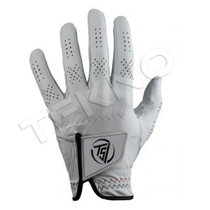Fabricante personalizado, guantes de golf de cuero Cabretta, logotipo de Parche de goma para mano izquierda y derecha para deportes - Product Image 1