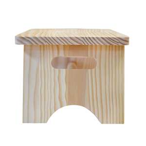 WELL HOME 'Ara' Sgabello Multifunzionale Smontabile SENZA Vernice - Categoria Prodotti Pouf e Sgabelli - Product Image 4