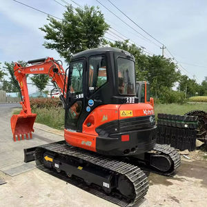 Mini-excavatrice Kubota 4x4 à chenilles en caoutchouc, chargeuse sur pneus, tracteur U35 U40 U55 K008-5 U27-4 KX080-4 KX165-5 KX155-5 KX185 - Product Image 3