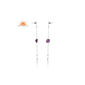 La mejor calidad fina plata esterlina doblete cromo diópsido cuarzo piedras preciosas pendientes colgantes fabricante de joyería personalizada - Product Image 4