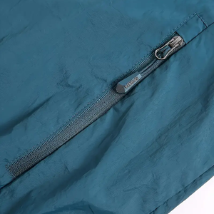 Chaqueta de Safari de estilo Vintage ajustada informal para hombre, abrigo ligero con cremallera completa y capucha extraíble, senderismo de montaña de verano, Color sólido - Product Image 4