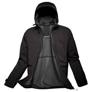 High Quality Custom <b>Men's</b> 3-Layer Waterproof Breathable Rain Jacket Zipper Closure Warm Winter Camping <b>Coat</b> Pocket Decoration - Product Image 2