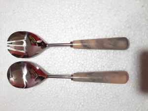 Cucharas de Metal al por Mayor, Cuchara de Plata para Bebé, Cuchara de Plata Grabada con Mango de Resina, Juego de Cubiertos de Metal de Nuevo Estilo para Cocina - Product Image 5