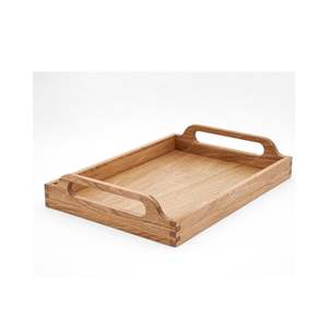 Plateau de service en bois fait à la main, plateau alimentaire artisanal - Product Image 1