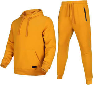 Ensemble de survêtement d'hiver pour homme grande taille, de haute qualité, en coton épais, avec capuche, pour le sport et l'entraînement, prix raisonnable - Product Image 6