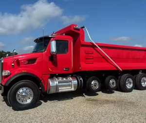 Venta al por mayor de camiones volquete usados Peterbilt T567 con eje de 2020, 2021 y 2022 - Camiones volquete de 19' y 20' listos para exportar a todo el mundo - Product Image 1