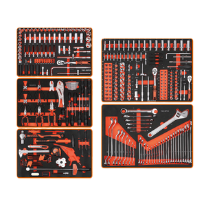 Carrello Portautensili Professionale per Meccanici, Mobile in Metallo con 6 Cassetti, Armadietto a 5 Livelli, Trolley per Stoccaggio Attrezzi - Product Image 5