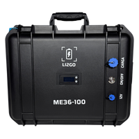 Li2Go Me36-100 Batería de Litio de 36V 100Ah, Fuente de Alimentación Portátil, 17kg