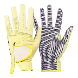 Best Selling Men's Summer Sports Golf <b>Gloves</b> Custom Made High Quality Premium Cabretta Sheepskin Genuine <b>Leather</b> Latest Style - Product Image 1