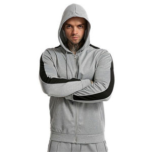 Men's Autumn Fitness Hoodie Outdoor Sport Casual Hooded Sweatshirt 100% Cotton Quick Dry Eco-Friendly - Product Image 6