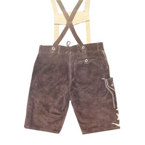Cuero antiguo Oktoberfest bávaro Otoño Invierno desgaste High Street Style hombres Lederhosen corto - Product Image 6
