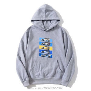 Men's Casual Pullover Sweatshirt Funny Rally <b>Cars</b> Hip Hop Streetwear Oversized and Fashionable 100% Cotton Y2K Style - Product Image 2