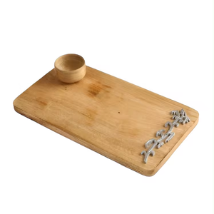 Madera decorativa con cuenco de salsa para servir comida restaurante boda en precio asequible - Product Image 1