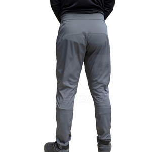 Pantalones de Ciclismo para Hombre, Personalizados, 100% Algodón, Transpirables, de Secado Rápido, Largos, para Exteriores, 160g, Grises, con Logotipo Personalizado - Product Image 2