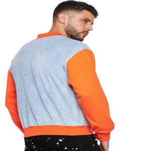 เสื้อแจ็กเก็ตเบสบอลสไตล์วินเทจสำหรับผู้ชายเสื้อเบสบอลลำลองสไตล์สตรีทสั่งทำโลโก้ได้ตามต้องการ - Product Image 3