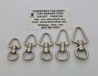 Herramienta de Caza y Pesca Giratoria en Forma de V de Acero Inoxidable Niquelado, Certificada por CE e ISO, Marca HAMMERCO Falconry 1 #