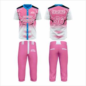 Ensemble de Tenues de Baseball pour Hommes de Qualité Supérieure, Nouveau Style, Dernier Design, 100% Polyester, Séchage Rapide, Logo Personnalisé, Couleur Unie - Product Image 2