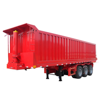 Camion à benne basculante robuste à trois essieux 100T personnalisable fabriqué en Chine-Transport spécial