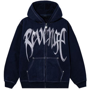 Sudadera con Capucha de Invierno para Hombre, de Alto Rendimiento, Elástica, Corte Regular, para Gimnasio y Entrenamiento, Ecológica, de Secado Rápido, de Forro Polar Digital, Poliéster/Algodón, al por Mayor - Product Image 1