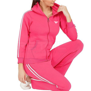 Ensemble de survêtements pour femmes, nouvelle conception 2023, haute qualité, respirant, séchage rapide, tissu en polaire polyester/coton, couleur personnalisée - Product Image 5