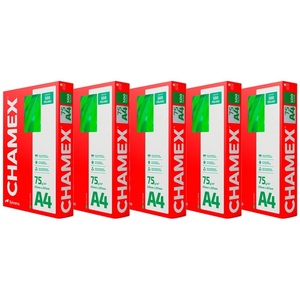 Papier copie Shimex A4, 80g, 22lb, 500 feuilles, 5x50cm, Blanc (1) Ramsa Chamex A4 Papel - Product Image 5