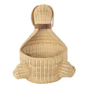 Rattan basket in the shape of a sitting dogHandmade Storage Basket Wholesale eco-friendly Made in Viet Nam - Product Image 5