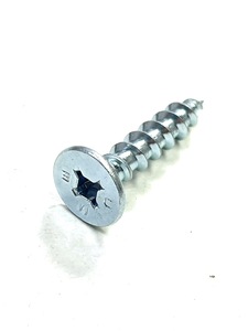 Vis à pince à tête plate en acier standard ISO Vis à pince à joint à profil bas avec finition zinguée mesurée en pouces - Product Image 2