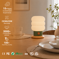 Lampe de table à piles Donut Atmosphere, style minimaliste moderne, petite veilleuse pour chambre principale, ambiance créative et romantique