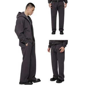 Sweat-shirt décontracté à fermeture éclair complète pour hommes personnalisé Survêtement à capuche pour l'hiver - Product Image 6