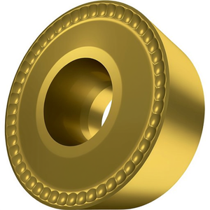 Plaquette de tournage indexable ISO RCMX 2006MOS-37:6630 D.6.5mm MT-CVD, revêtement or, lot de 10 pour outils de tournage de précision - Product Image 2