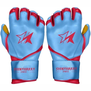 <b>Best</b> Quality Custom Men's Baseball Batting Gloves Breathable Leather with Long for Adults & Youth - Product Image 4
