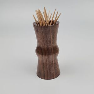 Classic Design High Quality Fashion Wooden <b>Toothpick</b> <b>Holder</b> Container Eco Friendly Solid Wood <b>Toothpick</b> Storage for Hotels - Product Image 6