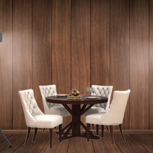 Juego de mesa de comedor de diseño de lujo para 4-6 personas Juego de mesa y sillas de madera Original de INDONESIA - Product Image 5