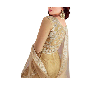 Elégante robe imprimée à manches longues Salwar Kameez pakistanaise avec Dupatta en soie pour adultes - Product Image 2