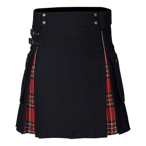 Kilt de tartán de buena calidad para mujer, ropa interior suave que absorbe el sudor, corto, kilt de tartán - Product Image 2