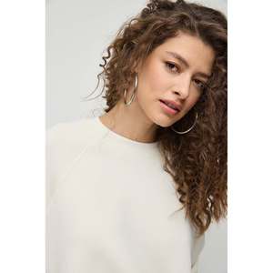 Robe sweat-shirt à col rond en coton 100% pour tous les jours - Product Image 3