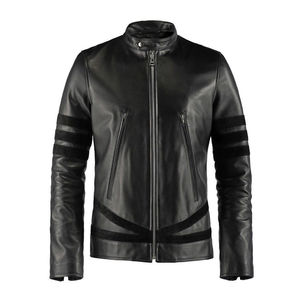 Unisex Slim Retro Biker <b>Jacket</b> Winter Motorcycle <b>Jacket</b> Zipper Closure <b>Pattern</b> Decoration Men's Women's Leather Canvas <b>Jacket</b> - Product Image 6