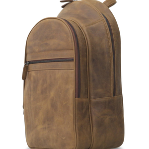 Handmade Top Grain Leather <b>Backpack</b> Unisex <b>for</b> Men <b>Women</b> Durable Compatible 16" Notebook <b>Laptop</b> Travel Rucksack Daypack - Product Image 1