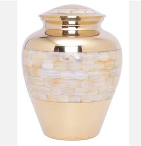 Urna de cremación decorativa de Venta caliente con suministros funerarios de recuerdo gratis en diseño de lujo - Product Image 4