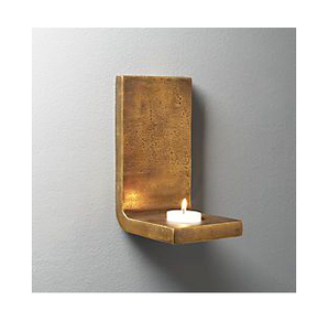 Aplique de Pared de Aluminio para Velas con Acabado en Níquel - Product Image 3