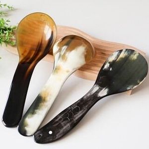 GENERACIÓN de cubiertos de estilo Animal único, cuchara de cuerno de búfalo de buey Natural pulido, diseño único para Decoración de mesa de restaurante - Product Image 3