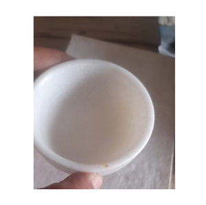 Cuenco de mármol decorativo piedra natural hecho a mano versátil elegante centro de mesa utilidad para comedor servir ensalada de frutas Decoración de cocina - Product Image 1