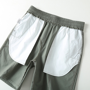 Vente en gros OEM short d'été personnalisé pour hommes short de sport en nylon et polyester avec taille élastique motif solide - Product Image 5