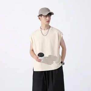 Camiseta de algodón de manga corta de punto para hombre, tela de algodón puro, camiseta informal personalizada OEM, atuendo cómodo de verano - Product Image 1